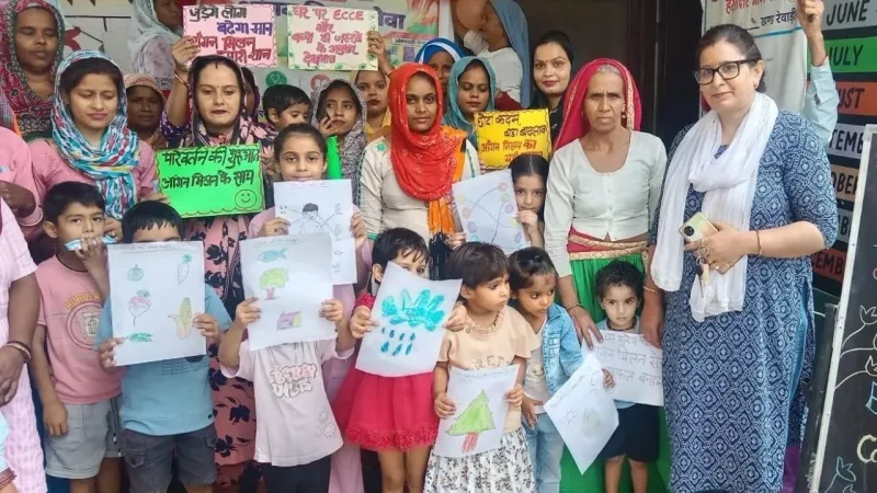 aangan milan seva karyakram rewari sdm sanjeev kumar (1)