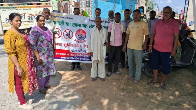 nasha mukt rewari campaign door to door awareness (3)