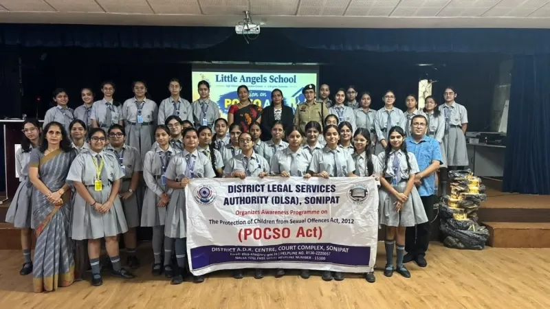 pocso act awareness camp sonipat little angels school