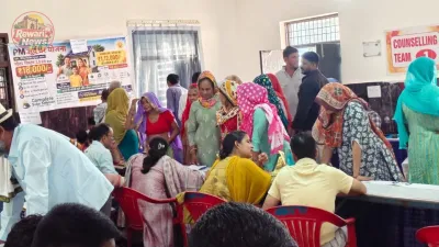 रेवाड़ी के भाड़ावास में 'सेवा सेतु' शिविर आयोजित, ग्रामीणों को मिला जनकल्याणकारी योजनाओं का सीधा लाभ