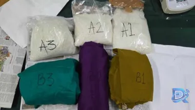 ट्रेन में 5.753 किलो संदिग्ध क्रिस्टल मेथ बरामद, यात्री गिरफ्तार